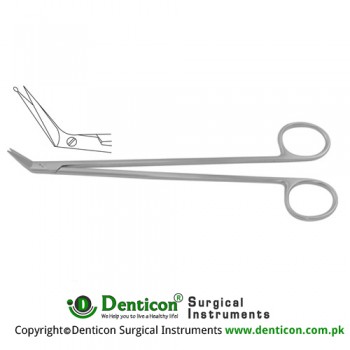 Potts-Smith Vascular Scissor Angled 60° With Probe Tip Stainless Steel, 18 cm - 7"